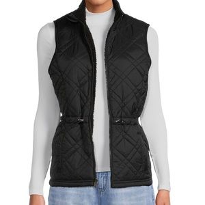 Time and Tru Women's Reversible Quilted Vest - Never Worn- Tags On - Size XL